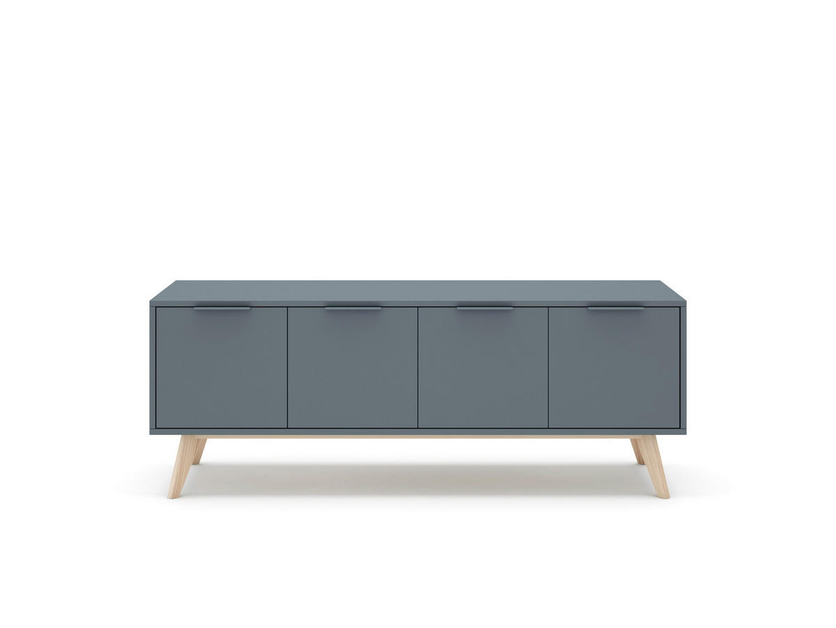 TV-STÄNDER Pisco Grün 140/40/53 cm - Grün, Holz (40/53/140cm) - Calicosy