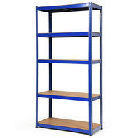 LAGERHYLLOR Blå - Blå, Trä (90/180/40cm) - COSTWAY