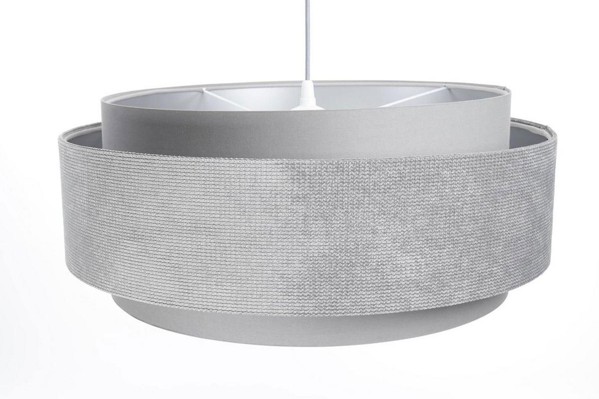 HÄNGELEUCHTE Grau 60/25 cm - Grau, Kunststoff (60/1/25cm) - ONZENO