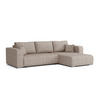 ECKSOFA CARACAS 288/185 in Cord Beige mit Schlaffunktion rechts - Beige, Holz/Holzwerkstoff (288/185cm) - Deine Möbel 24