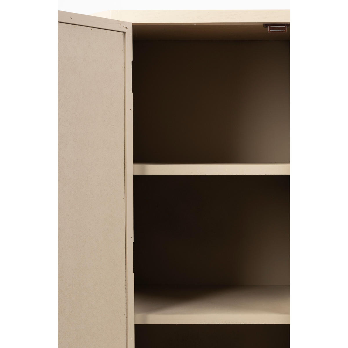 AUFBEWAHRUNGSSCHRANK Amaya Wohnzimmerschränke Rattan - Beige, Holzwerkstoff (80/100/38cm) - Housecraft Living