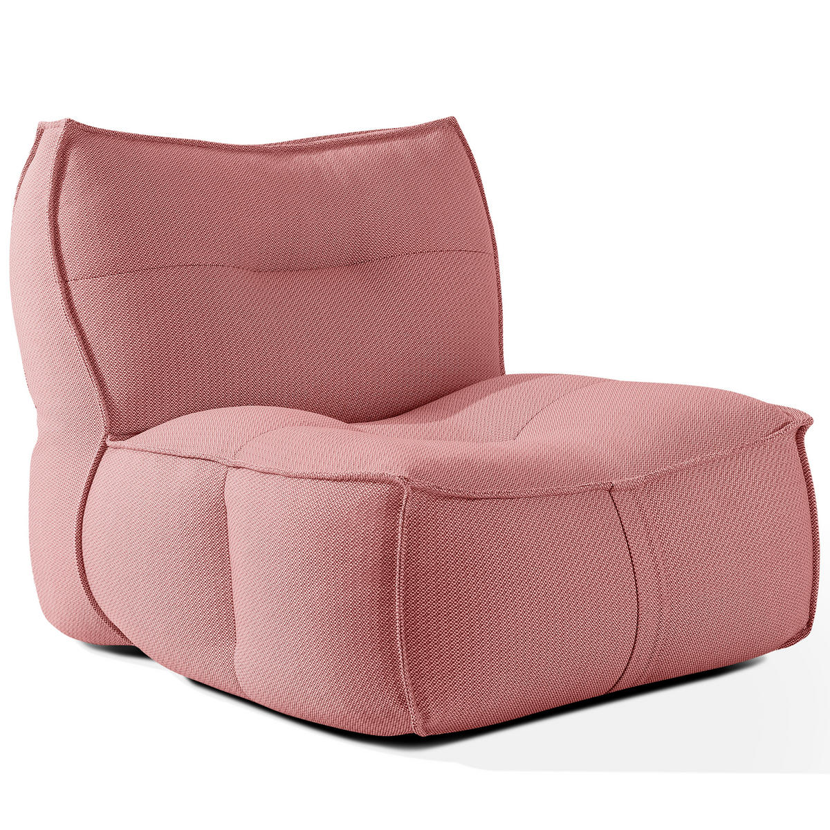 GARTENLOUNGE-SET LOVIA, Möbel-Set, Rot/Weiß - Rot, Textil - KONSIMO®
