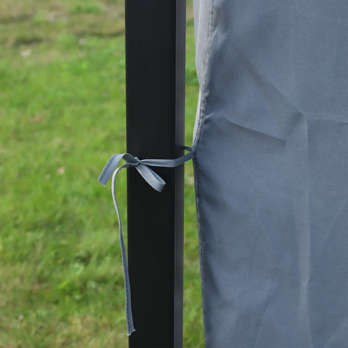 PAVILLON, Grau, 300L x 300B x 265H cm/300L x 400B x 265H cm, Alu, Polyester - Grau, Metall (300/265/300cm) - Outsunny