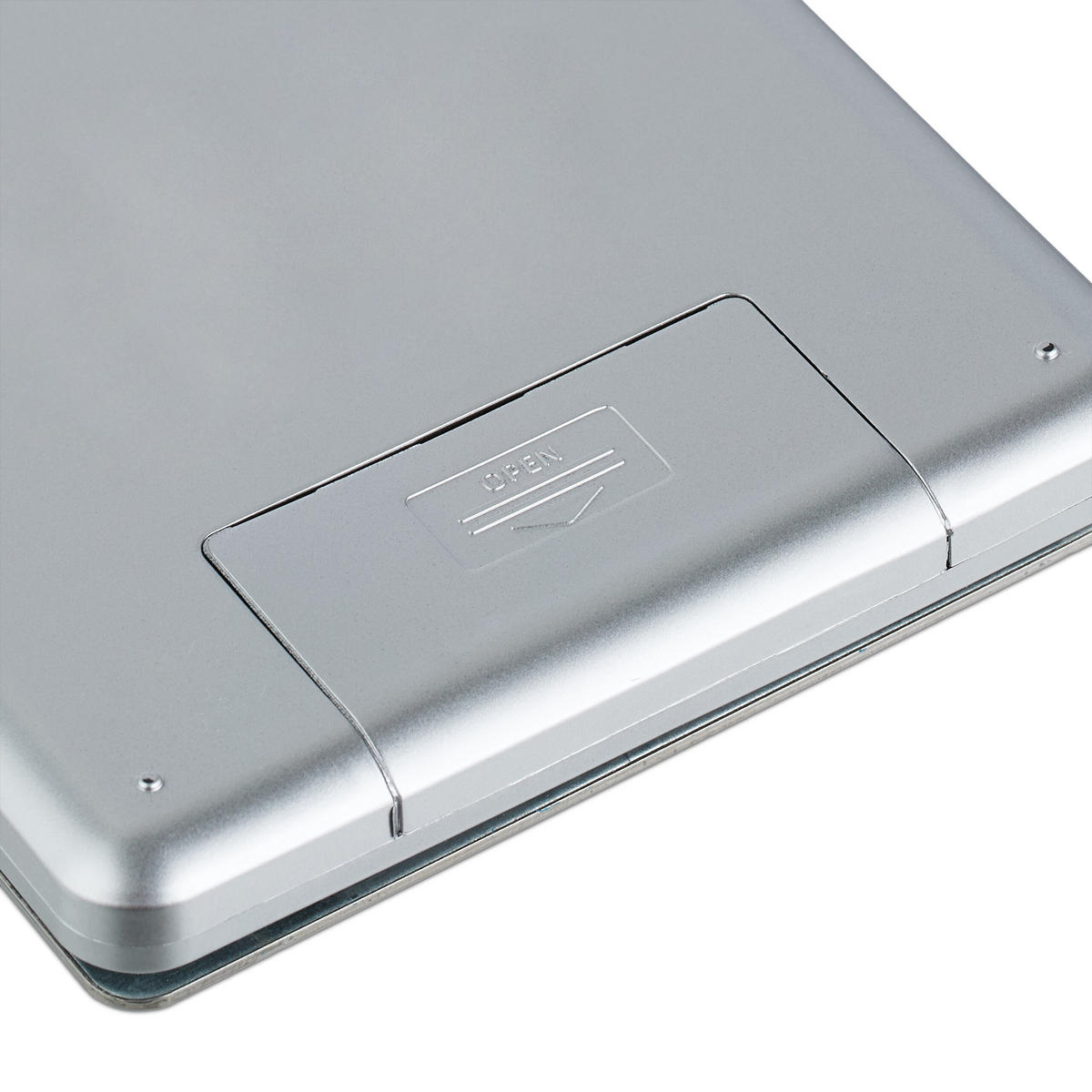 FEINWAAGE - Silberfarben, Kunststoff/Metall - Relaxdays