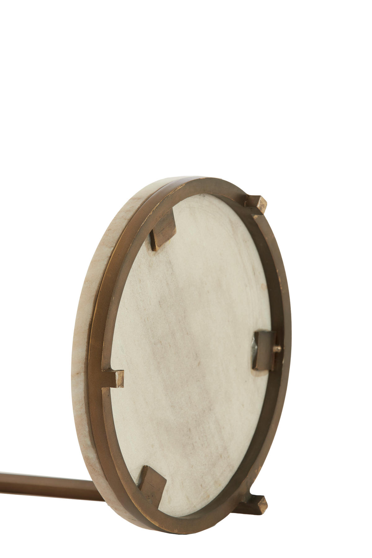 BEISTELLTISCH Leda Braun 26/26/76 cm - Braun, Stein (26/26/76cm) - Light & Living
