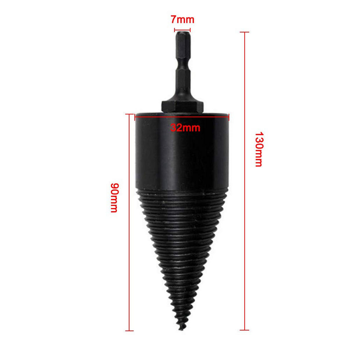 BIT-SATZ，32MM - Schwarz, Metall (3.2/3.2/13cm) - LIBRATON