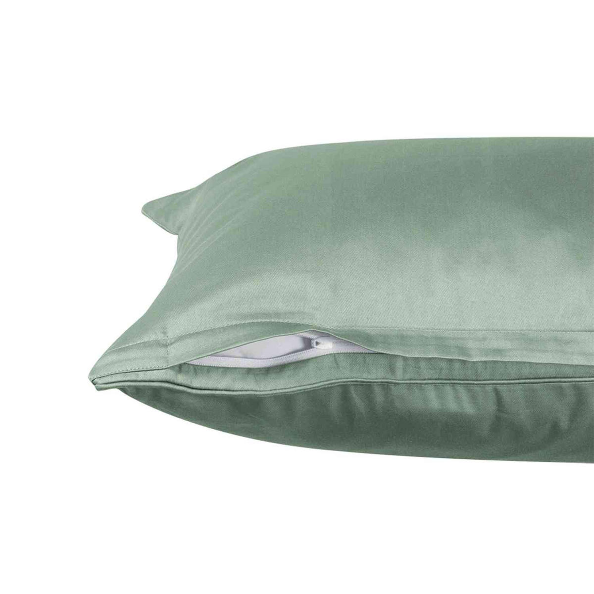KISSENBEZÜGE PURE - Pastellgrün, Textil (40/80cm) - Schöner Wohnen