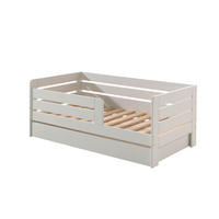 KINDERBETT TODDLER Weiß 76x144x56 cm - Weiß, Holz - FURNLUX
