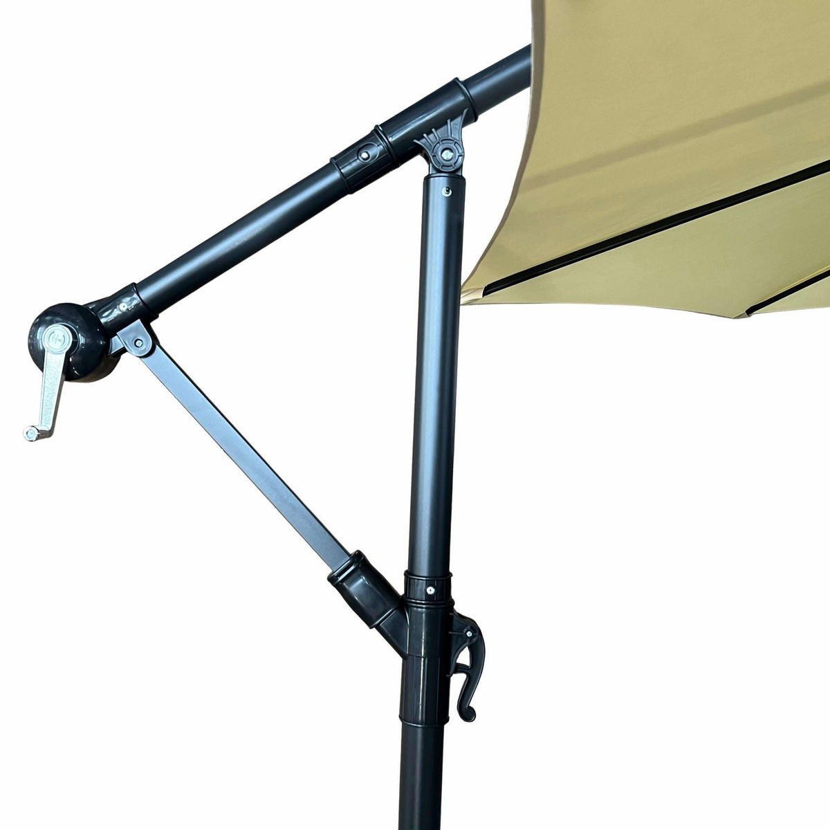 SONNENSCHRIM Beige 245/300 cm - Beige/Schwarz, Metall (300/300cm) - Akord