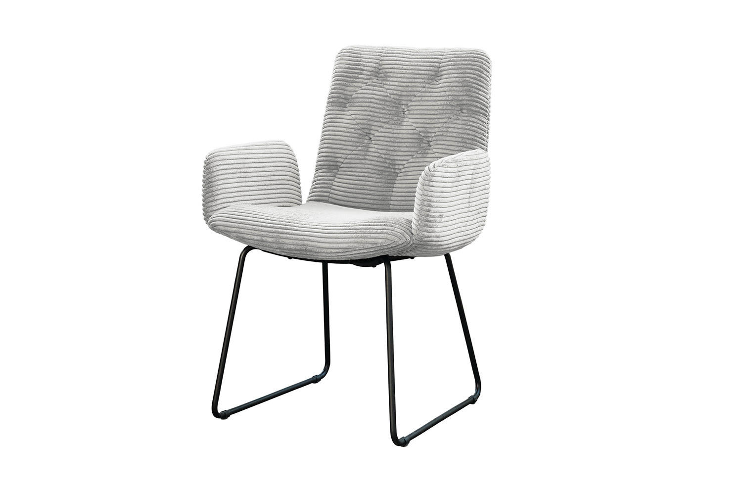 Kawola Stuhl Hellgrau 59x87x66 cm
