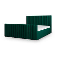 POLSTERBETT CANOVA 160x200 cm mit Bettkästen - Grün - Grün, Holz (160/200cm) - MASSENO