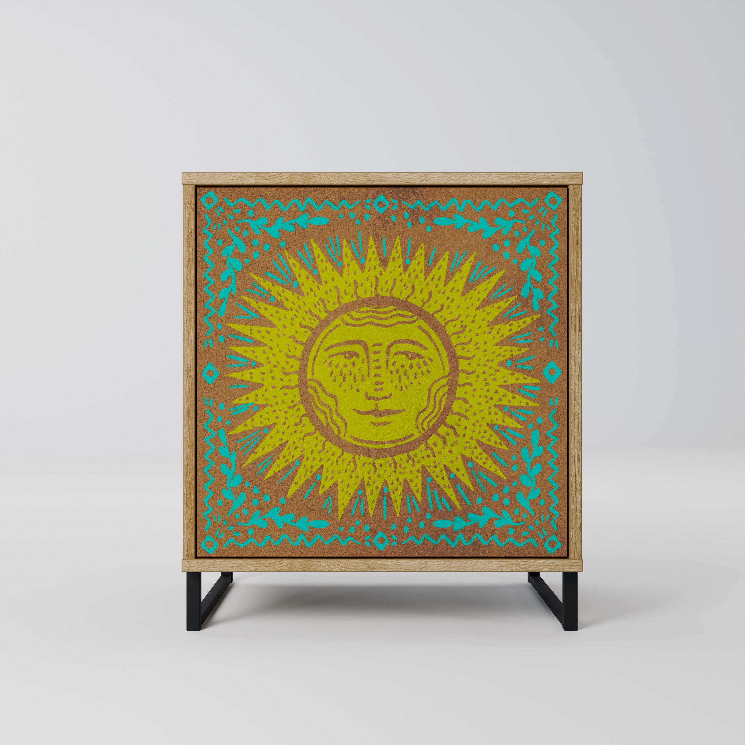 SpaceRebels Sideboard Eiche 57.5x67.5x42 cm