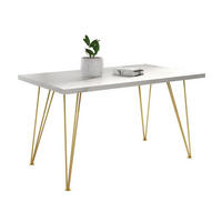 ESSTISCH ROSE Weiß 80x240x76 cm - Weiß, Holzwerkstoff (240/80/76cm) - FURNLUX