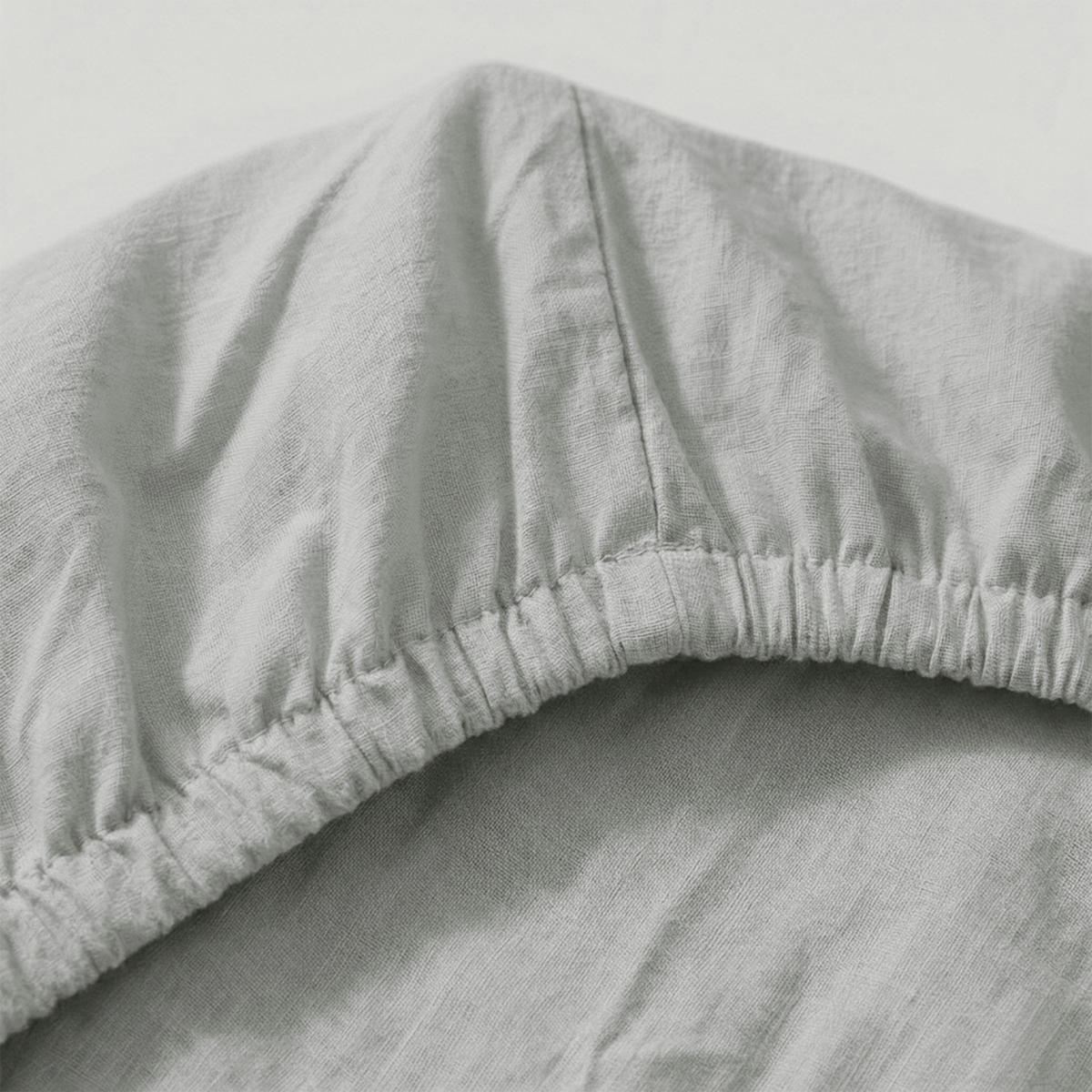 SPANNBETTTUCH basic 90x200x32 cm grau - Grau, Textil (90/200cm) - Happy Friday