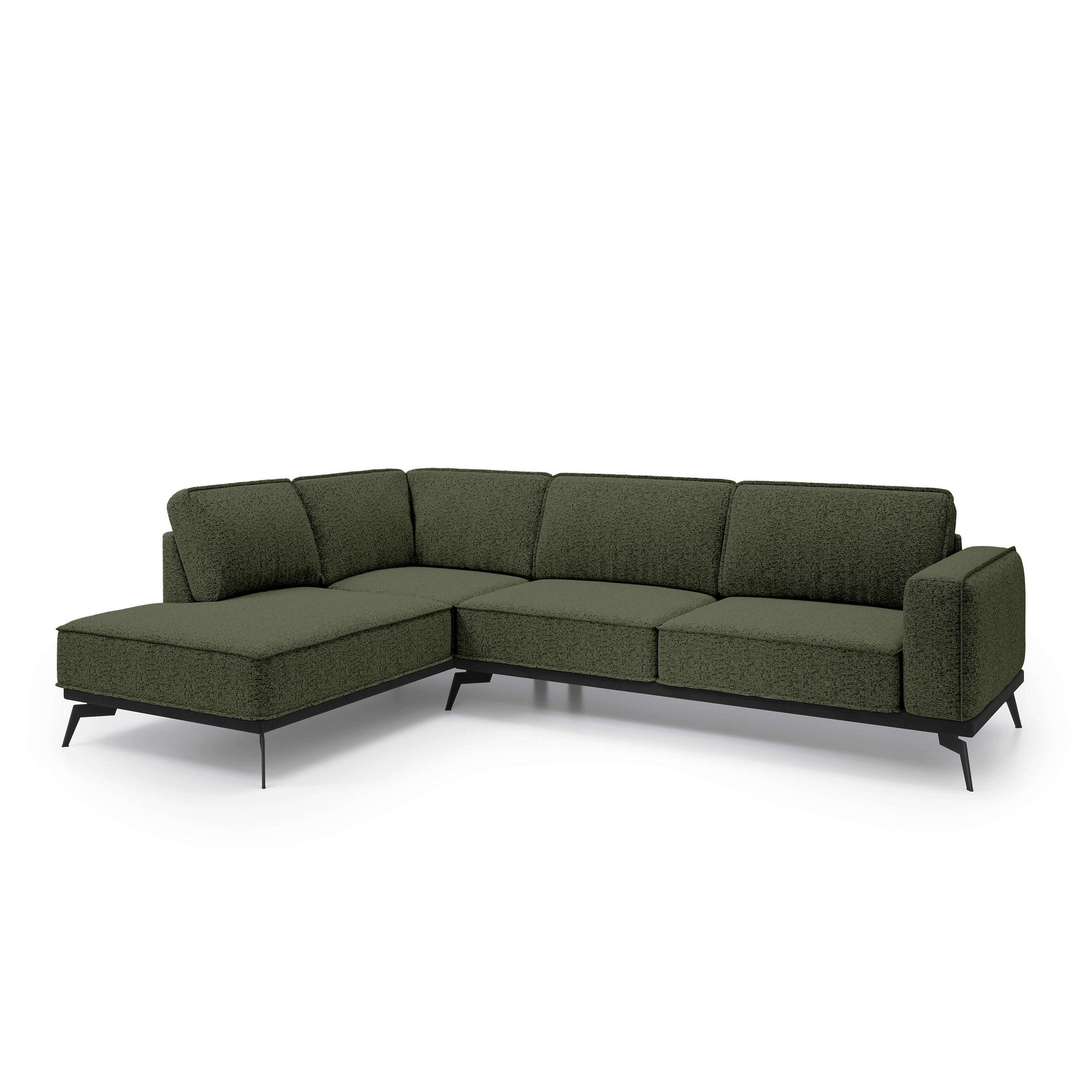 Pillovely Ecksofa Grün 293x90x200 cm