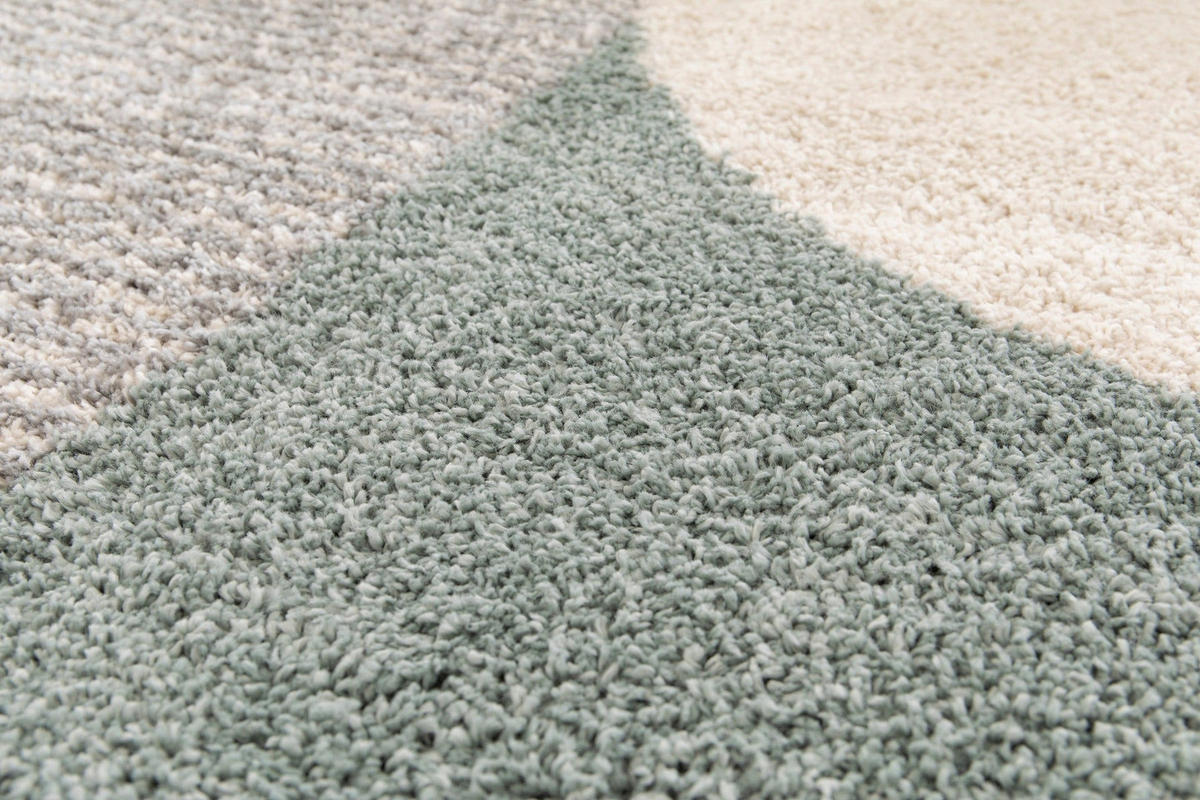 TEPPICH dicker und bequemer Shaggy grün - Grün, Textil (120/170cm) - AFK Living