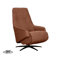 SESSEL Odense Braun 87/68/110 cm - Braun, Textil (68/110/87cm) - LABEL51