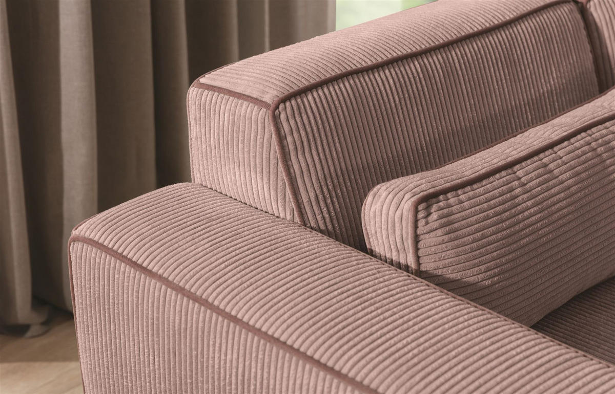 SESSEL Waldo In In Poso - Altrosa, Holzwerkstoff/Textil (101/80/92cm) - Fun Möbel