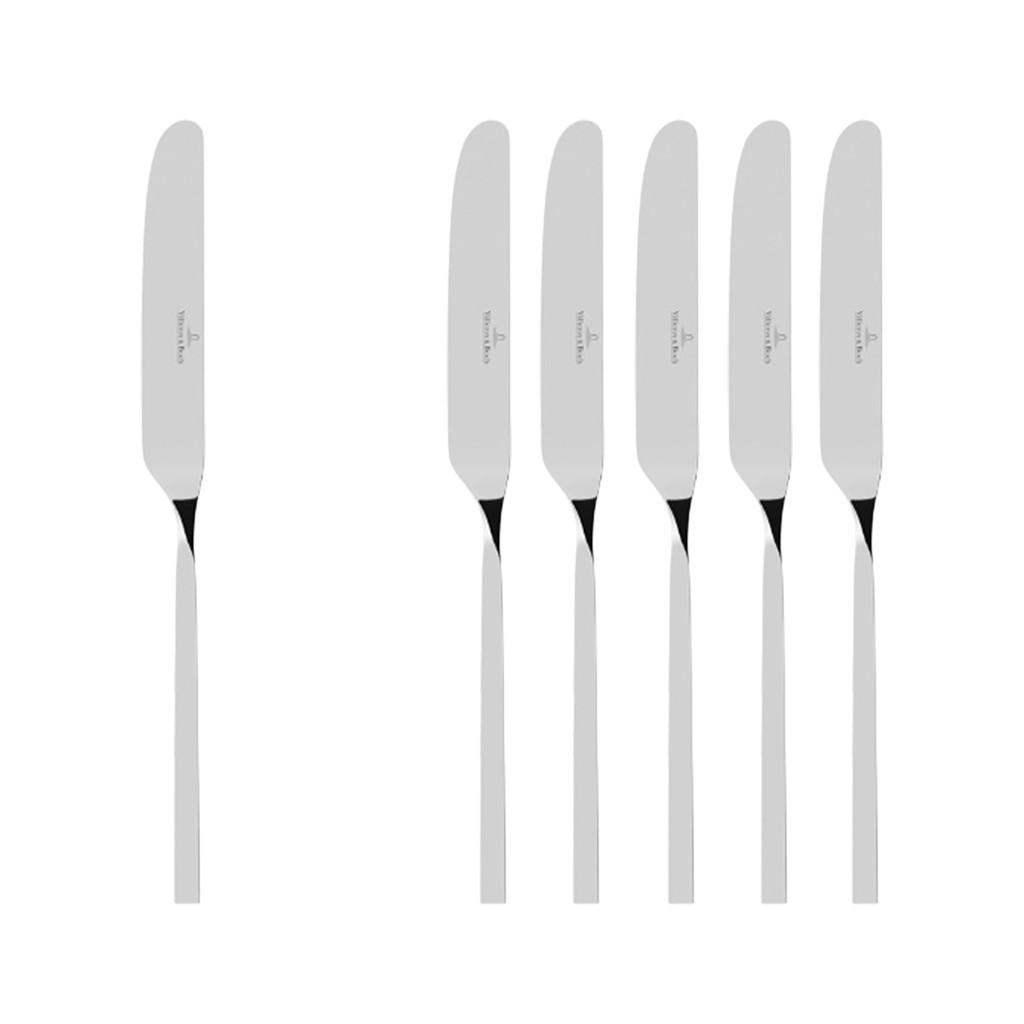 TAFELMESSER NewWave silber 236 mm 6er Set - Silberfarben, Metall (24cm) - Villeroy & Boch