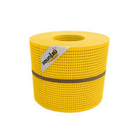 SICHTSCHUTZSTREIFEN PP Premium Gelocht 30 Prozent Streifen Gelb 26m - Gelb, Kunststoff (2600/19cm) - ZAUN|ZU