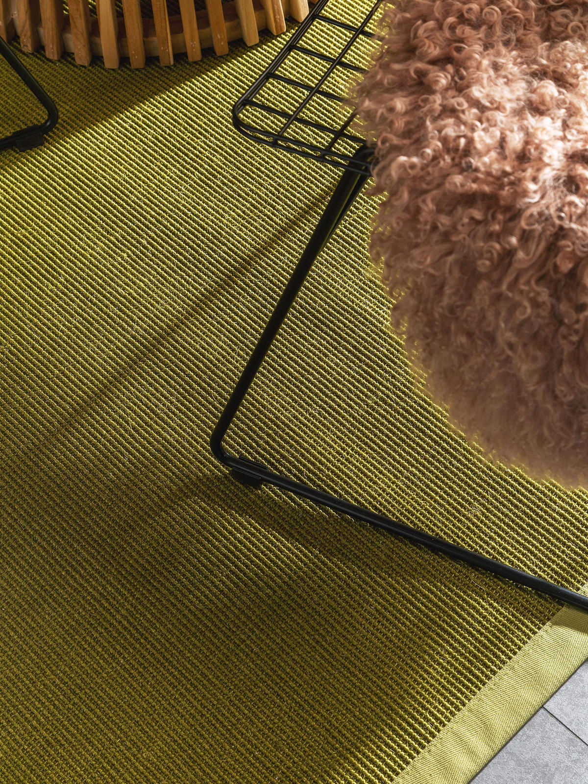 SISALTEPPICH Sana Grün 140x200 cm - Grün, Textil (140/200cm) - benuta Nest