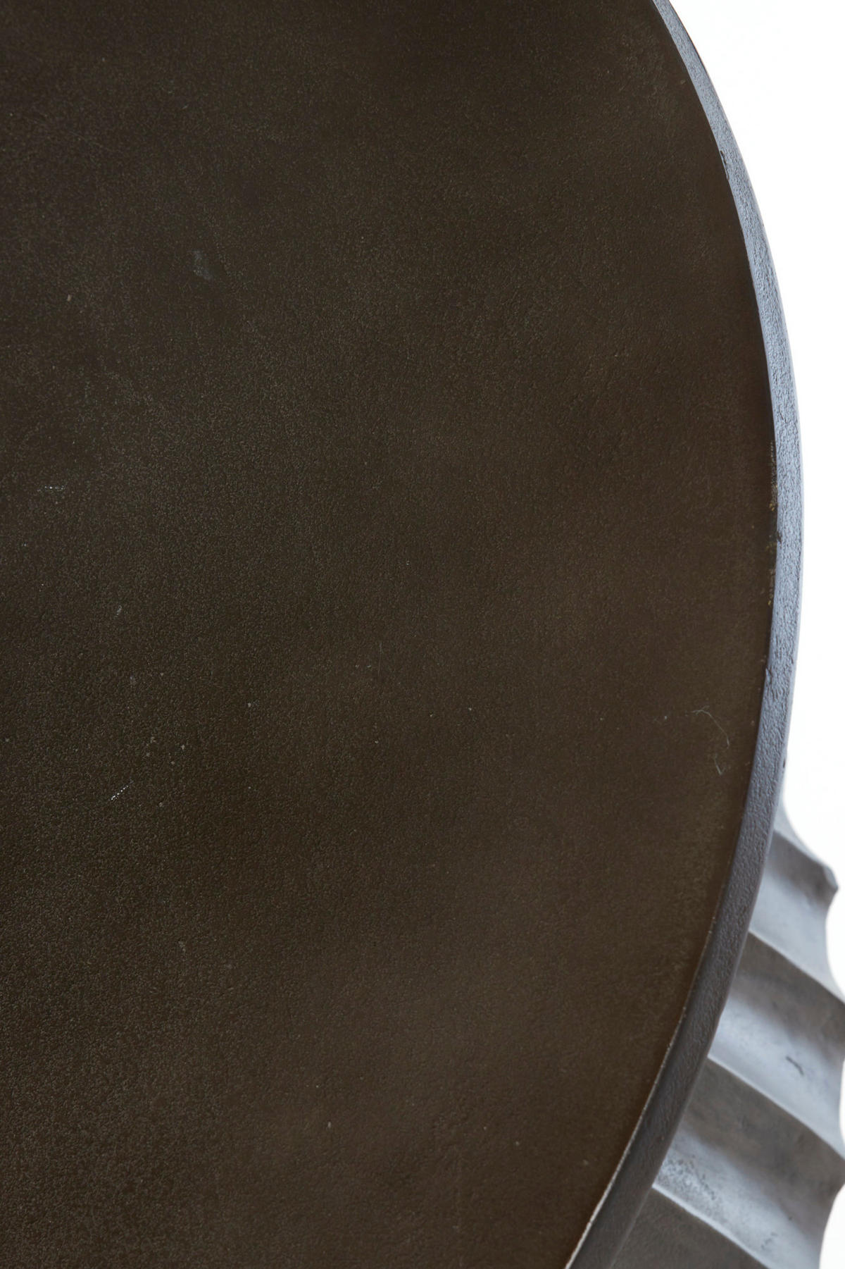 BEISTELLTISCH Veglia Braun Ø70/33,5 cm - Dunkelbraun, Metall (70/70/33.5cm) - Light & Living