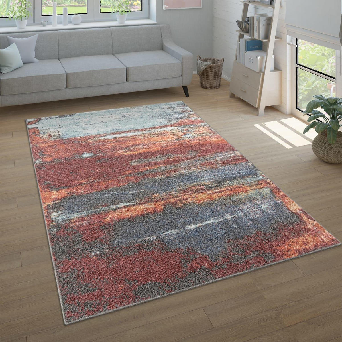 KURZFLORTEPPICH 120/160 RYAN 933 - Multicolor, Kunststoff (120/160cm) - Paco Home