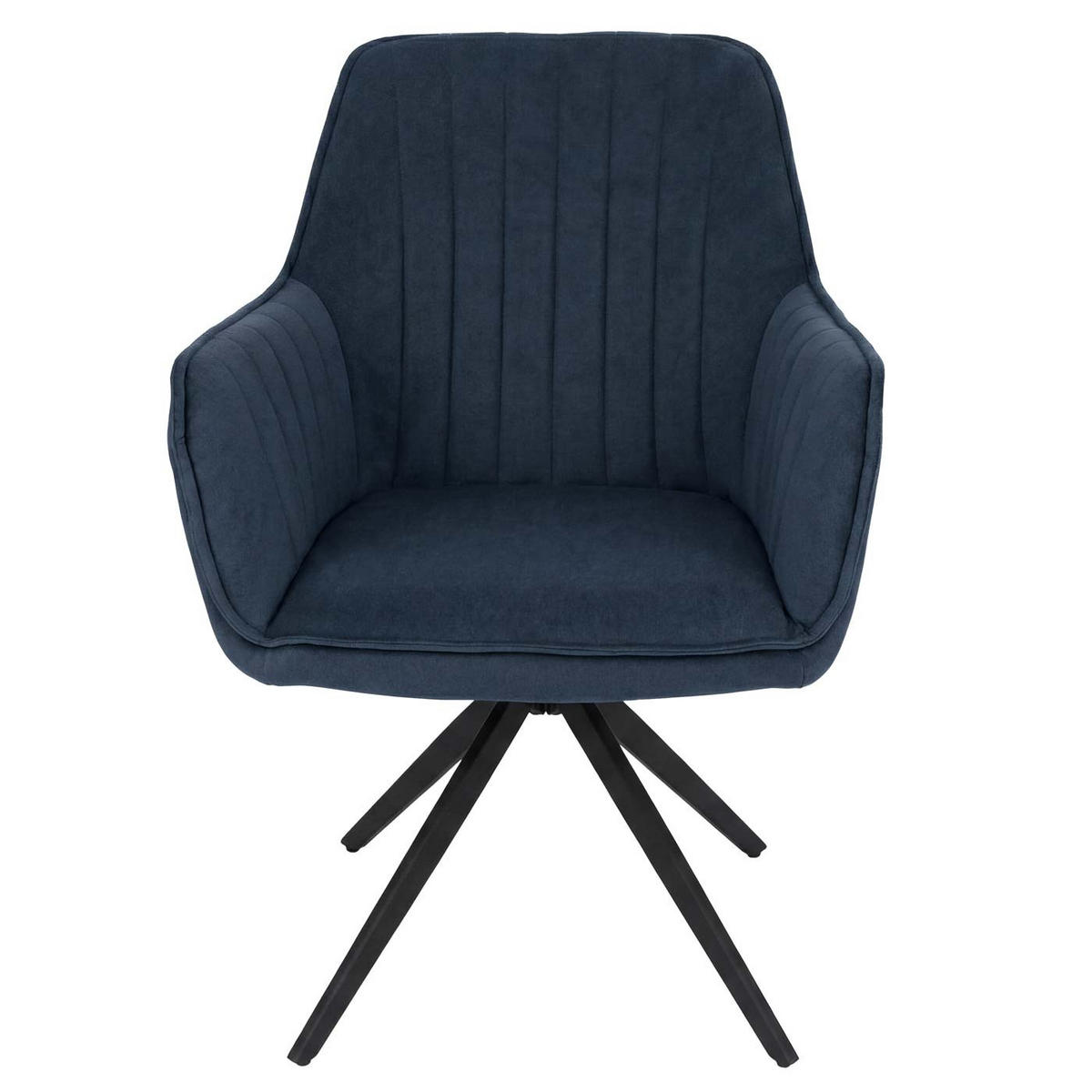 ESSZIMMERSTUHL Blau 2er-Set - Blau, Textil (60/87/68cm) - MCW