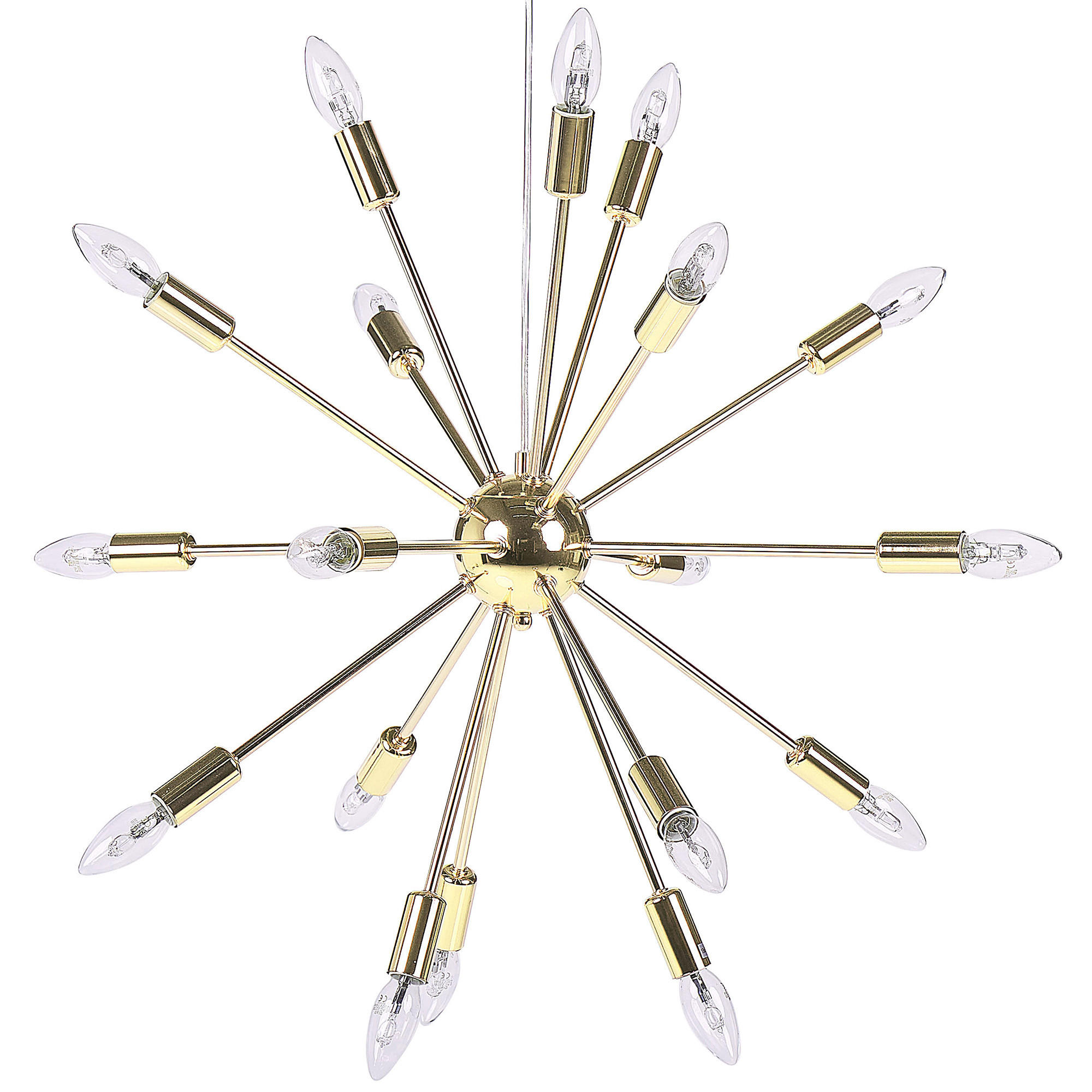 HÄNGELEUCHTE Maguse 59/59/149 cm - Goldfarben, Metall (59/59/149cm) - Beliani