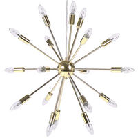 HÄNGELEUCHTE Maguse 59/59/149 cm - Goldfarben, Metall (59/59/149cm) - Beliani