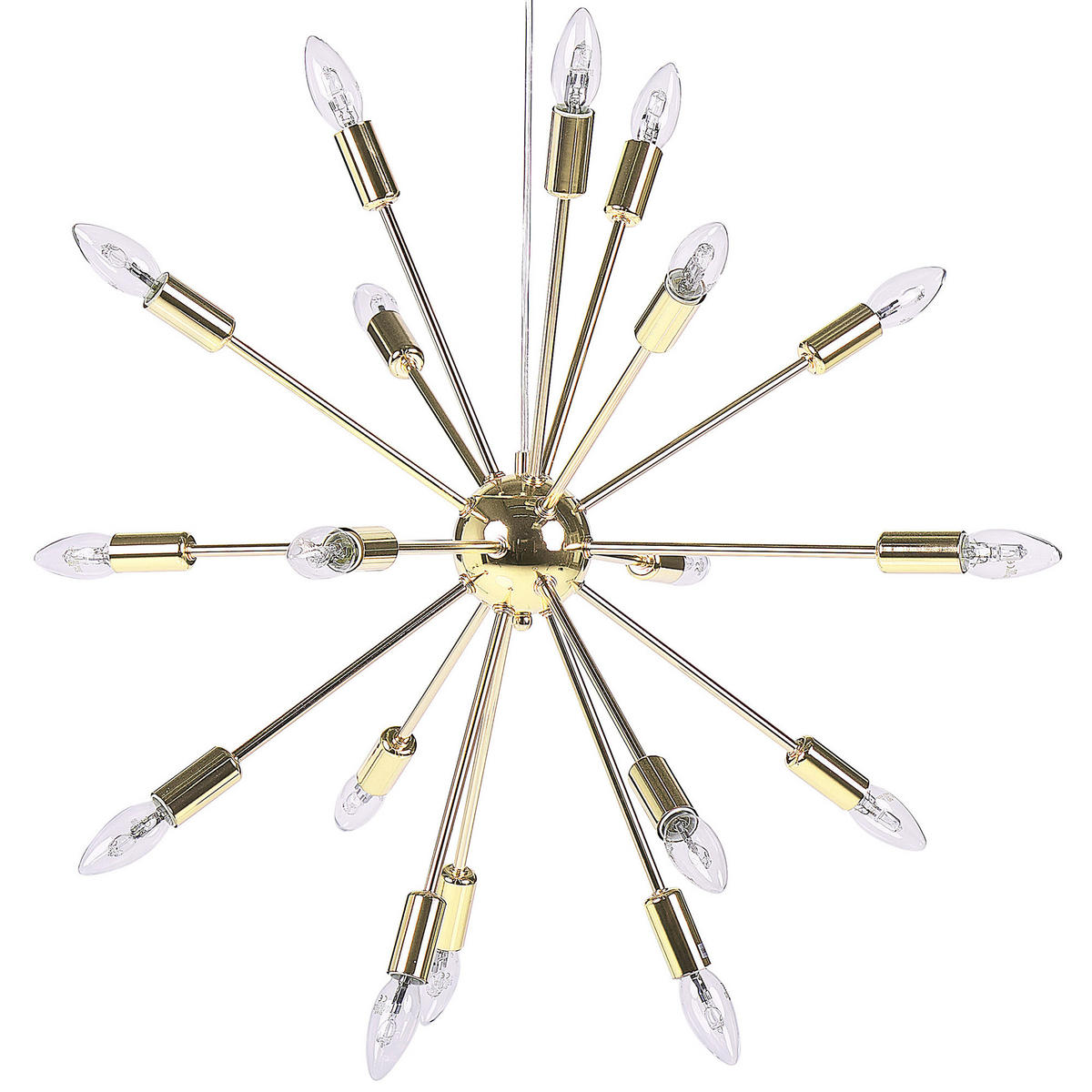 HÄNGELEUCHTE Maguse 59/59/149 cm - Goldfarben, Metall (59/59/149cm) - Beliani