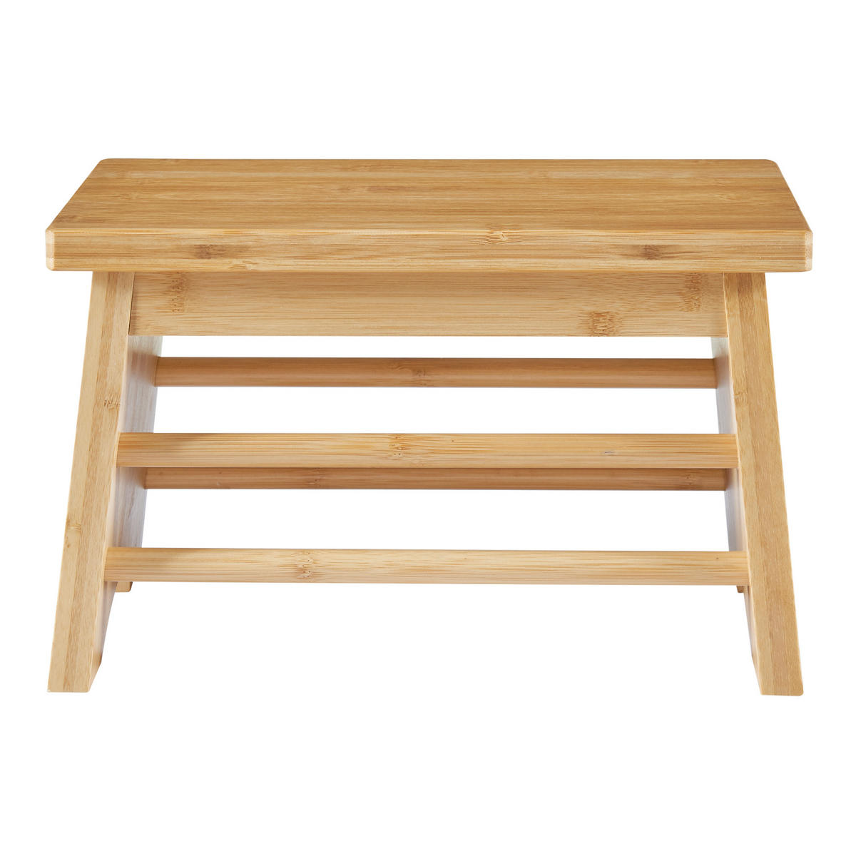 TRITTHOCKER Ryslinge - Naturfarben, Holz (33/20/21.5cm) - [en.casa]