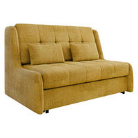 SCHLAFSOFA Viva Elite III - Gelb/Schwarz, Holz/Metall (146/85/98cm) - MIRJAN24