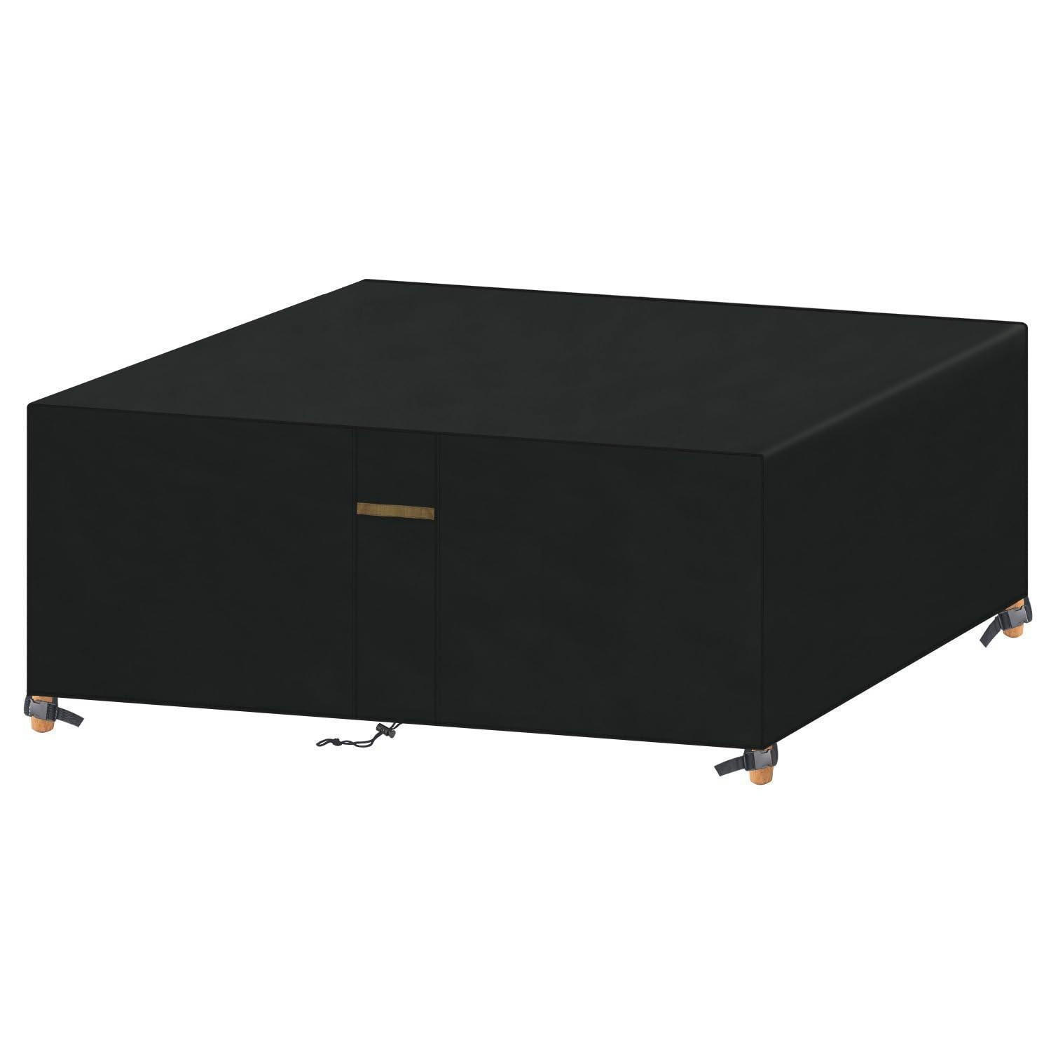 ABDECKPLANE Gartenmöbel 190 x 140 x 71 cm Wasserdicht - Schwarz, Textil (1/1/1cm)