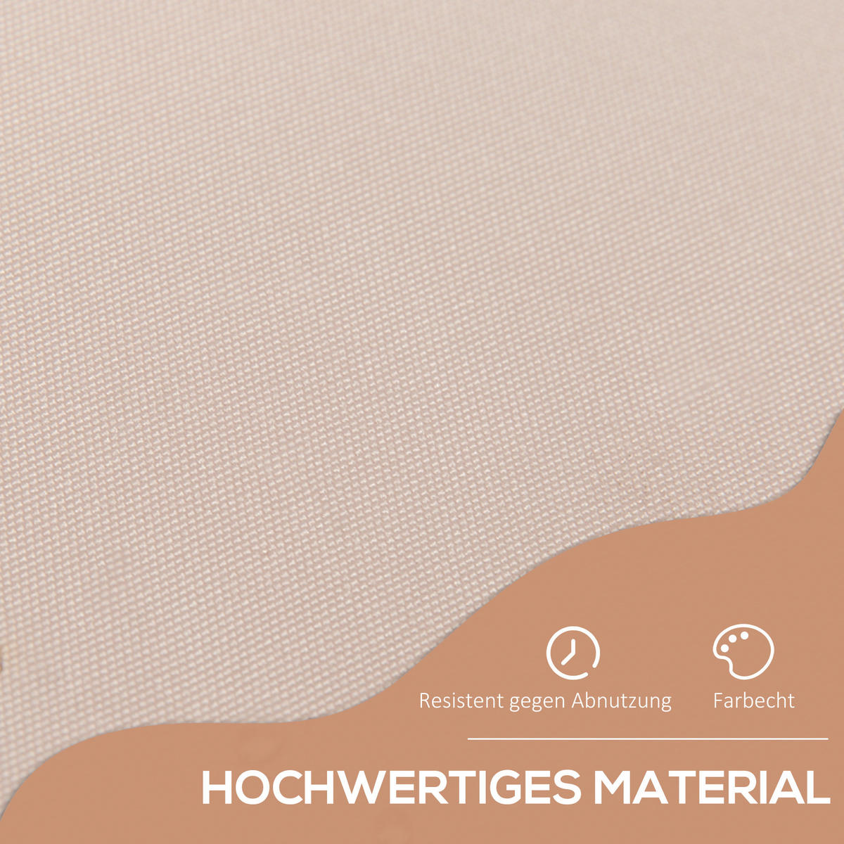 MARKISE, Blau+Weiß, Aluminium, Stahl, Polyester - Creme, Metall (150/280/200cm) - Outsunny
