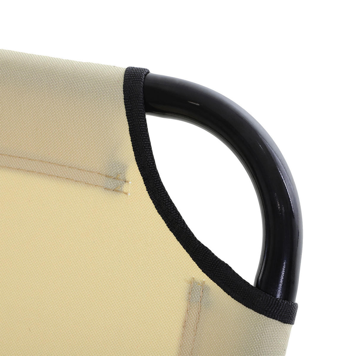 SONNENLIEGE Gartenliege verstellbare Rückenlehne Blau Stahl - Weiß, Metall (56/28/188cm) - ComfortXL