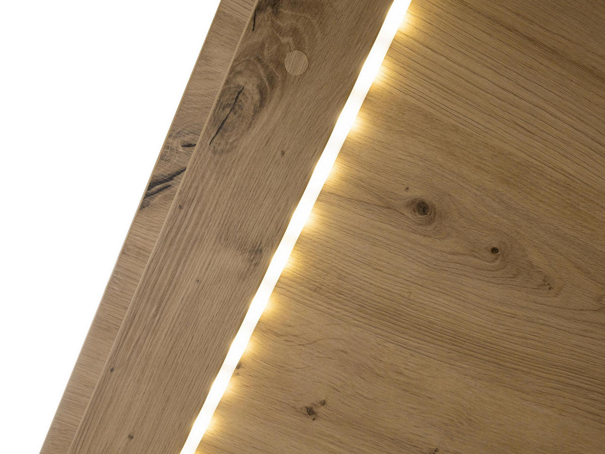 SCHRANKBETT Bed-Concept BC-06 90x200 mit LED-Lampe und LED Beleuchtung - Weiß Hochglanz/Grau, Holz/Holzwerkstoff (90/200cm) - MIRJAN24