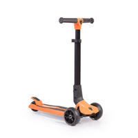 KINDERROLLER Lamborghini orange klappbar PU-Räder ABEC-7 LED-Räder Bremse - Orange, Metall (59/30/82cm)