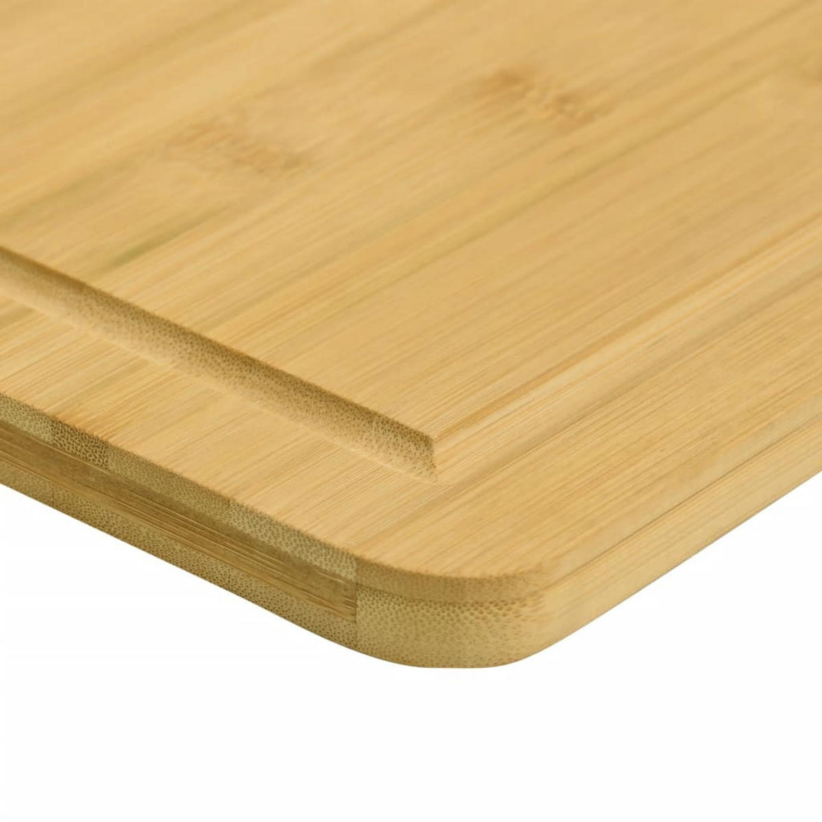 SCHNEIDEBRETT 40/60/1.5 cm Braun Bambus - Braun, Holz (60/40cm) - vidaXL