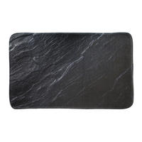 BADTEPPICH Granit 70 x 110 cm - Schwarz, Textil (70/110cm) - Sanilo