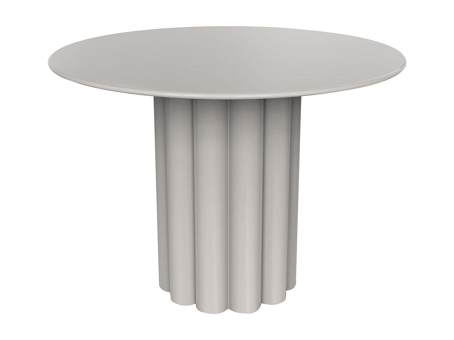 Vente-Unique Beistelltisch Hellgrau 63x45.5x63 cm