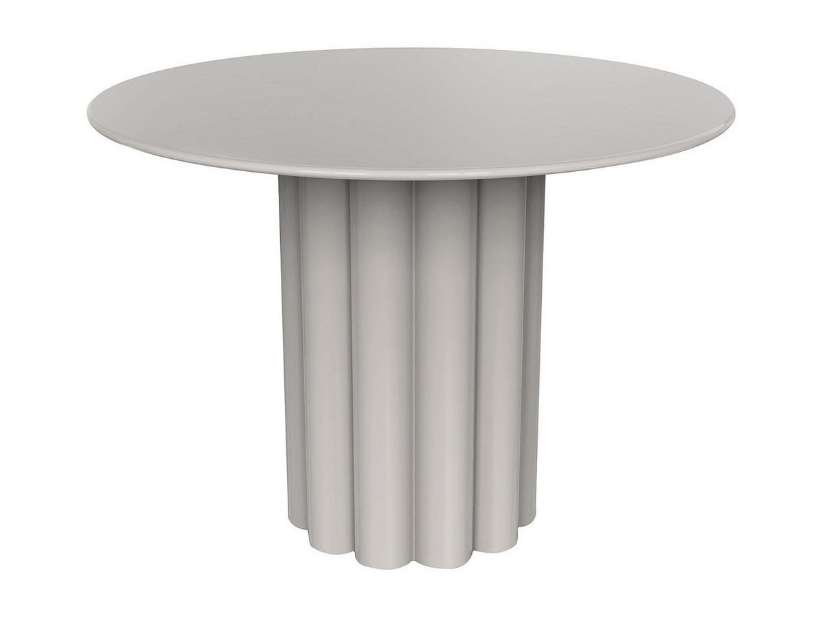 BEISTELLTISCH aus Metall - Cremefarben - WODOLI - Hellgrau, Metall (63/63/45.5cm) - Vente-Unique