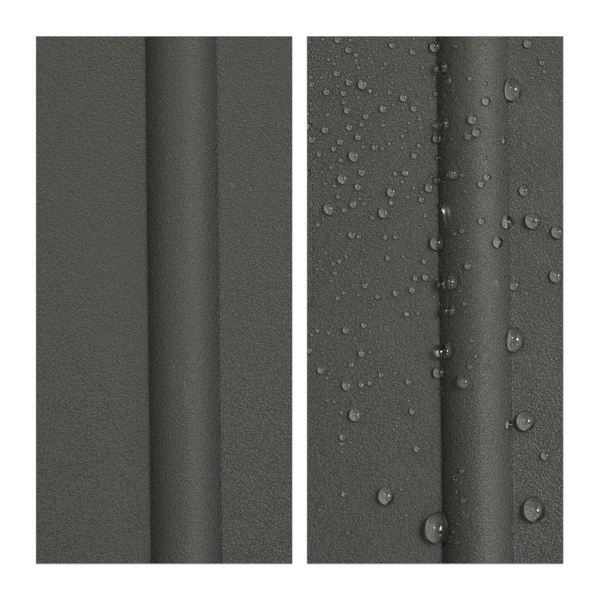 3XSCHUHABTROPFSCHALE - Grau, Kunststoff (35/3/27cm) - Relaxdays