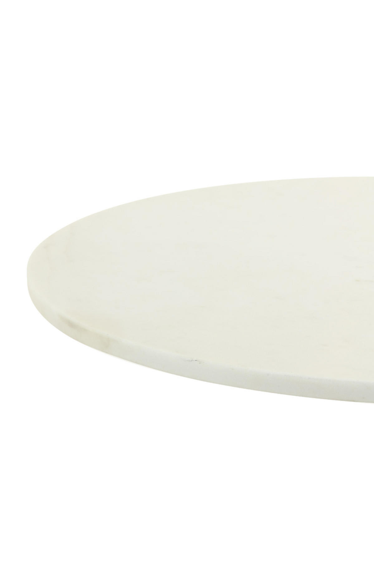 BEISTELLTISCH Rickerd Weiß Ø61/41 cm - Weiß, Metall (61/61/41cm) - Light & Living