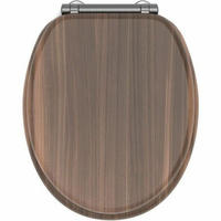 TOILETTENABDECKUNG Nussbaumholz - Braun, Holz (38.3/4.9/46cm) - Gelco