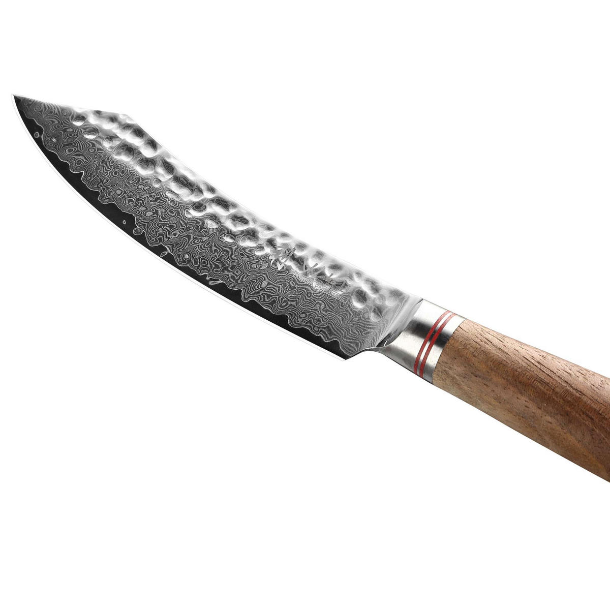 STEAKMESSER 12,5 cm - Nussbaumfarben, Holz/Metall (25cm) - Wakoli