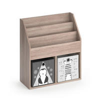 KINDERREGAL Luigi Sonoma 72 x 79 cm mit 2 Faltboxen opt.2 - Sonoma Eiche, Holzwerkstoff (72/79/30.7cm) - Vicco
