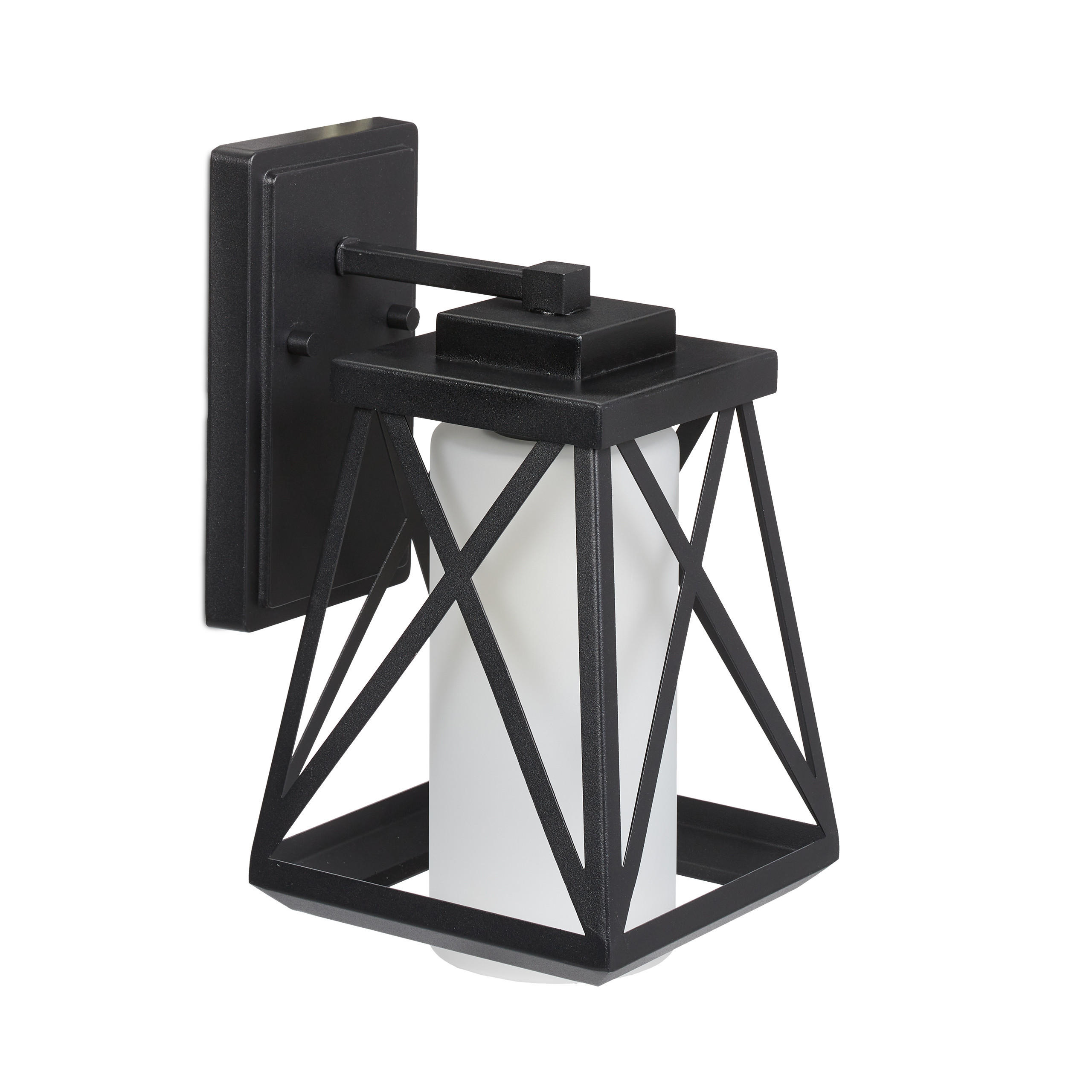 APLICA exterior negru alb E27 IP44