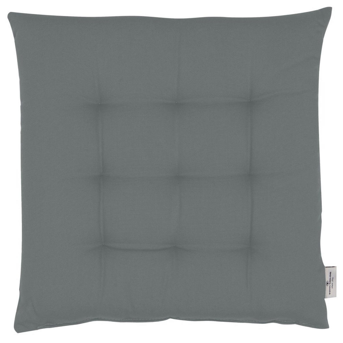 ZIERKISSENHÜLLE Dove steingrau 40x40cm - Dunkelgrau, Textil (40/40cm) - Tom Tailor