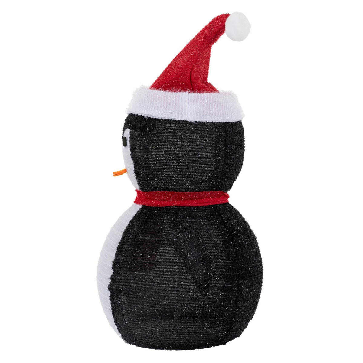WEIHNACHT Pinguin - Rot, Kunststoff (58/68/32cm) - ECD-Germany